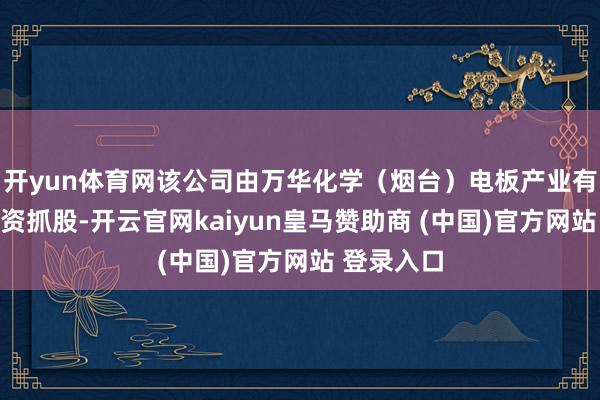 开yun体育网该公司由万华化学（烟台）电板产业有限公司全资抓股-开云官网kaiyun皇马赞助商 (中国)官方网站 登录入口