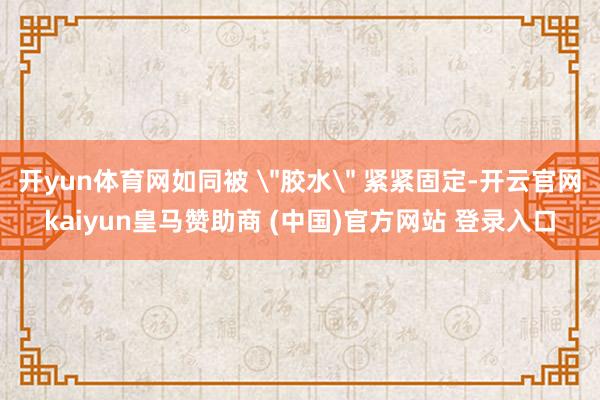开yun体育网如同被 