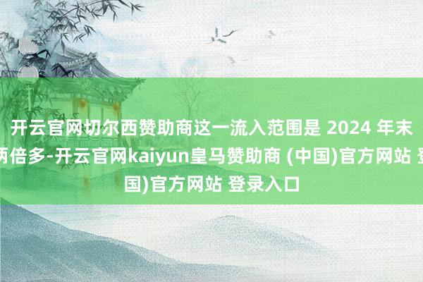 开云官网切尔西赞助商这一流入范围是 2024 年末峰值的两倍多-开云官网kaiyun皇马赞助商 (中国)官方网站 登录入口